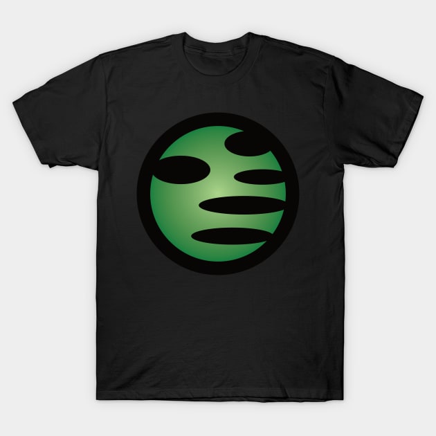 Green Celtic Irish Abstract Fiery War Dragon Emblem Logo Design T-Shirt by LuckDragonGifts